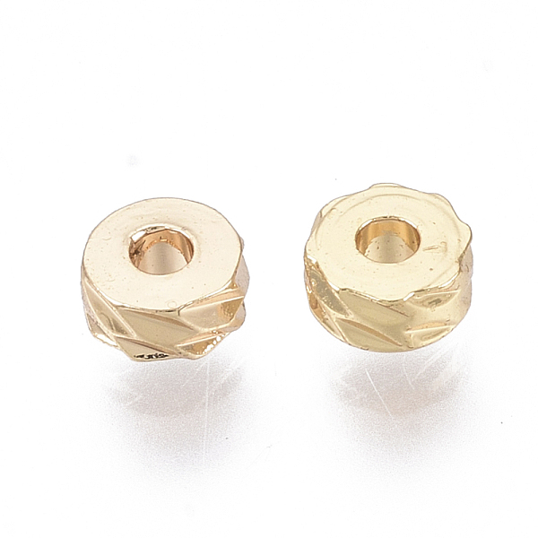 PandaHall Brass Beads, Nickel Free, Flat Round, Real 18K Gold Plated, 4x2mm, Hole: 1.2mm Brass Flat Round
PandaHall Brass Beads, Nickel Free, Flat Round, Real 18K Gold Plated, 4x2mm, Hole: 1.2mm Brass Flat Round