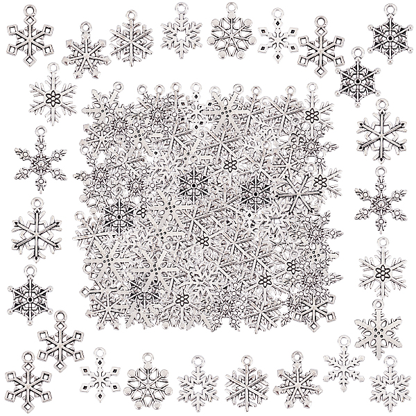 PandaHall SUNNYCLUE 1 Box 120pcs 12 Styles Silver Snowflake Charm Christmas Winter Metal Pendants Bulk Antique Snowflake Charm Vintage...
PandaHall SUNNYCLUE 1 Box 120pcs 12 Styles Silver Snowflake Charm Christmas Winter Metal Pendants Bulk Antique Snowflake Charm Vintage...