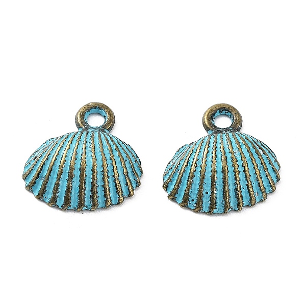 PandaHall Alloy Pendant, Antique Bronze & Blue Patina, Shell Shape, 18x17x5.5mm, Hole: 2.3mm Alloy Shell Shape
PandaHall Alloy Pendant, Antique Bronze & Blue Patina, Shell Shape, 18x17x5.5mm, Hole: 2.3mm Alloy Shell Shape
