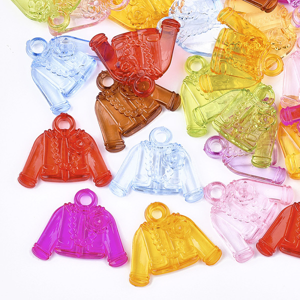 PandaHall Transparent Acrylic Pendants, Clothes, Mixed Color, 23x27.5x3.5mm, Hole: 3mm Acrylic Clothes Multicolor
PandaHall Transparent Acrylic Pendants, Clothes, Mixed Color, 23x27.5x3.5mm, Hole: 3mm Acrylic Clothes Multicolor