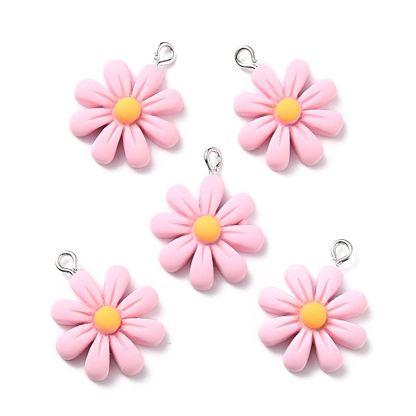 PandaHall Resin Pendants, with Platinum Iron Peg Bail, Flower, Pink, 25x20.5x6mm, Hole: 2mm Resin Flower Pink
PandaHall Resin Pendants, with Platinum Iron Peg Bail, Flower, Pink, 25x20.5x6mm, Hole: 2mm Resin Flower Pink