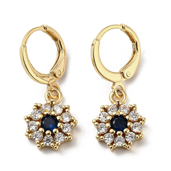 PandaHall Real 18K Gold Plated Brass Dangle Leverback Earrings, with Cubic Zirconia and Glass, Flower, Dark Blue, 26x10.5mm Cubic Zirconia...
PandaHall Real 18K Gold Plated Brass Dangle Leverback Earrings, with Cubic Zirconia and Glass, Flower, Dark Blue, 26x10.5mm Cubic Zirconia...
