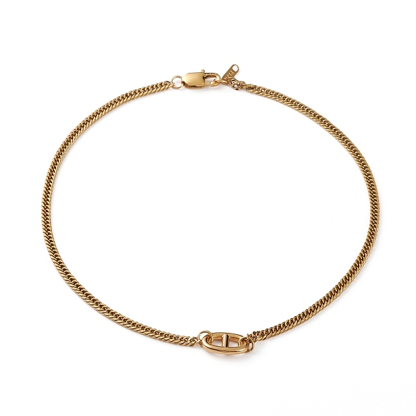 PandaHall 304 Stainless Steel Oval Pendant Necklaces, with Diamond Cut Chunky Curb Chains, Golden, 15.74 inch(40cm) 304 Stainless Steel
PandaHall 304 Stainless Steel Oval Pendant Necklaces, with Diamond Cut Chunky Curb Chains, Golden, 15.74 inch(40cm) 304 Stainless Steel