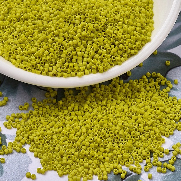 PandaHall MIYUKI Delica Beads, Cylinder, Japanese Seed Beads, 11/0, (DB2283) Matte Opaque Glazed Citron, 1.3x1.6mm, Hole: 0.8mm, about..., Yellow
PandaHall MIYUKI Delica Beads, Cylinder, Japanese Seed Beads, 11/0, (DB2283) Matte Opaque Glazed Citron, 1.3x1.6mm, Hole: 0.8mm, about..., Yellow