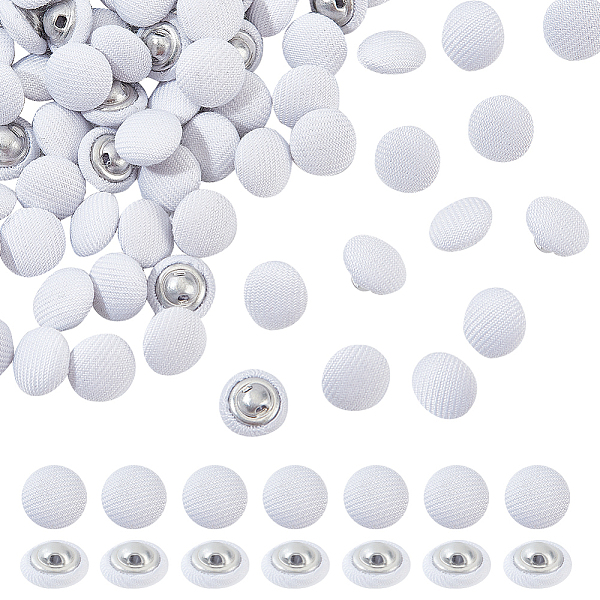 PandaHall 100 Pcs Fabric Covered Button, 10mm White Fabric Metal Shank Buttons 1-Hole Fabric Cloth Covered Round Buttons Crafting Sewing...
PandaHall 100 Pcs Fabric Covered Button, 10mm White Fabric Metal Shank Buttons 1-Hole Fabric Cloth Covered Round Buttons Crafting Sewing...