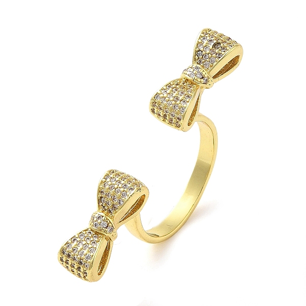 PandaHall Brass Micro Pave Cubic Zirconia Cuff Rings, Bowknot, Real 16K Gold Plated, US Size 9 3/4(19.5mm) Brass+Cubic Zirconia Bowknot..., Clear
PandaHall Brass Micro Pave Cubic Zirconia Cuff Rings, Bowknot, Real 16K Gold Plated, US Size 9 3/4(19.5mm) Brass+Cubic Zirconia Bowknot..., Clear