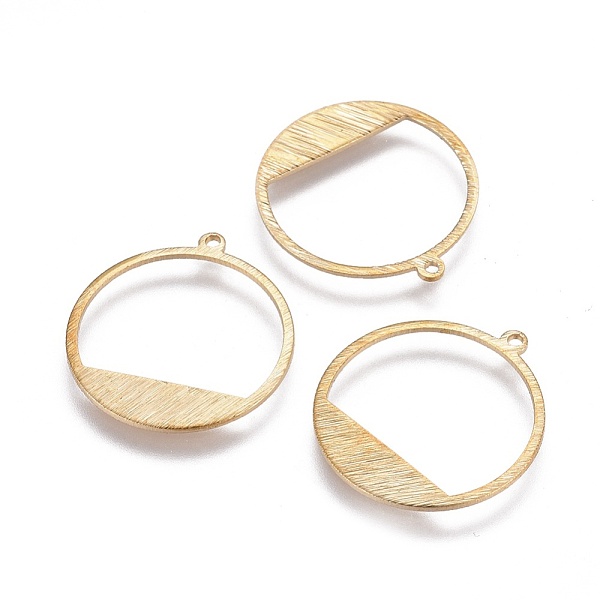 PandaHall Brass Pendants, Ring, Raw(Unplated), 22.5x20.5x1mm, Hole: 1.2mm Brass Ring
PandaHall Brass Pendants, Ring, Raw(Unplated), 22.5x20.5x1mm, Hole: 1.2mm Brass Ring