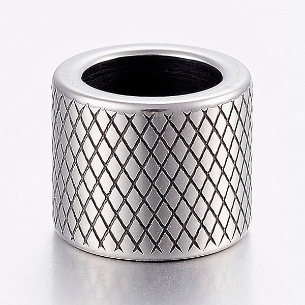 PandaHall 304 Stainless Steel Beads, Large Hole Beads, Column, Antique Silver, 12x10mm, Hole: 8mm 304 Stainless Steel Column
PandaHall 304 Stainless Steel Beads, Large Hole Beads, Column, Antique Silver, 12x10mm, Hole: 8mm 304 Stainless Steel Column