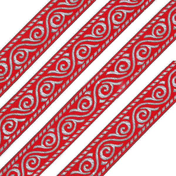 PandaHall Polyester Embroidery Ribbon, Jacquard Ribbon, Tyrolean Ribbonm, for Gift Wrapping, Party Decoration, Floral Pattern, Red, 1-1/4...
PandaHall Polyester Embroidery Ribbon, Jacquard Ribbon, Tyrolean Ribbonm, for Gift Wrapping, Party Decoration, Floral Pattern, Red, 1-1/4...