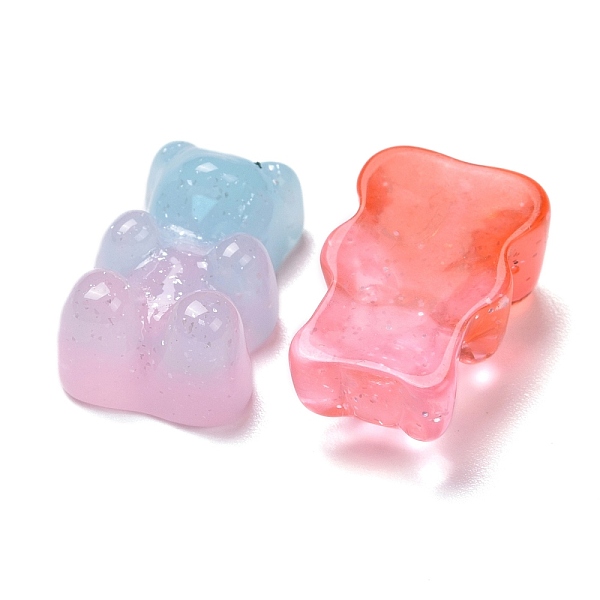 PandaHall Resin Cabochons, with Glitter Powder, Two Tone, Bear, Mixed Color, 18x11x8mm Resin Bear Multicolor
PandaHall Resin Cabochons, with Glitter Powder, Two Tone, Bear, Mixed Color, 18x11x8mm Resin Bear Multicolor