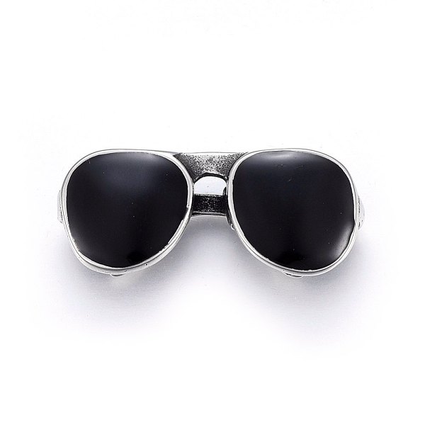 PandaHall 304 Stainless Steel Big Pendants, with Enamel, Glasses/Spectacles, Antique Silver, Black, 21x50x12mm, Hole: 18x7mm Stainless...
PandaHall 304 Stainless Steel Big Pendants, with Enamel, Glasses/Spectacles, Antique Silver, Black, 21x50x12mm, Hole: 18x7mm Stainless...