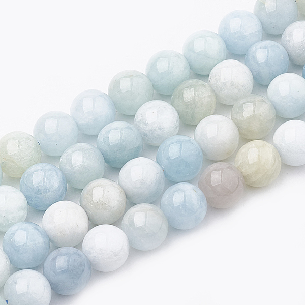 PandaHall Natural Aquamarine Beads Strands, Round, 6~7mm, Hole: 1mm, about 60~67pcs/strand, 15.7 inch Aquamarine Round
PandaHall Natural Aquamarine Beads Strands, Round, 6~7mm, Hole: 1mm, about 60~67pcs/strand, 15.7 inch Aquamarine Round