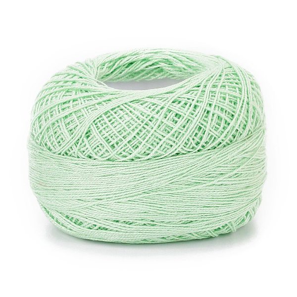 PandaHall 21S/2 8# Cotton Crochet Threads, Mercerized Cotton Yarn, for Weaving, Knitting & Crochet, Light Green, 1mm, 50g/roll Cotton
PandaHall 21S/2 8# Cotton Crochet Threads, Mercerized Cotton Yarn, for Weaving, Knitting & Crochet, Light Green, 1mm, 50g/roll Cotton
