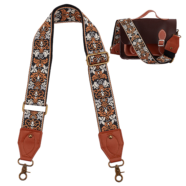 PandaHall Ethnic Style Polyester Adjustable Bag Straps, with Alloy Swivel Clasps, Black, 83~153.5cm Polyester Black
PandaHall Ethnic Style Polyester Adjustable Bag Straps, with Alloy Swivel Clasps, Black, 83~153.5cm Polyester Black