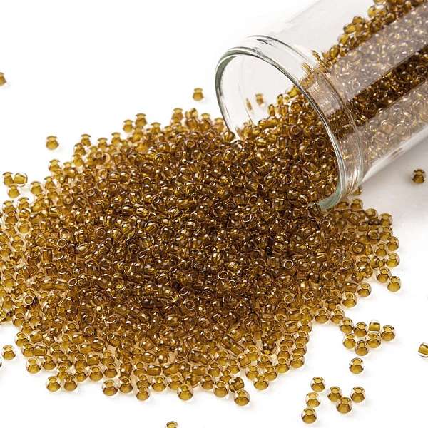 PandaHall TOHO Round Seed Beads, Japanese Seed Beads, (2156) Inside Color Crystal/Golden Amber, 11/0, 2.2mm, Hole: 0.8mm, about 5555pcs/50g..., Brown
PandaHall TOHO Round Seed Beads, Japanese Seed Beads, (2156) Inside Color Crystal/Golden Amber, 11/0, 2.2mm, Hole: 0.8mm, about 5555pcs/50g..., Brown