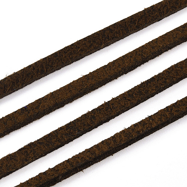 PandaHall Faux Suede Cord, Faux Suede Lace, Coconut Brown, 2.7x1.4mm, about 98.42 yards(90m)/roll Faux Suede Brown
PandaHall Faux Suede Cord, Faux Suede Lace, Coconut Brown, 2.7x1.4mm, about 98.42 yards(90m)/roll Faux Suede Brown