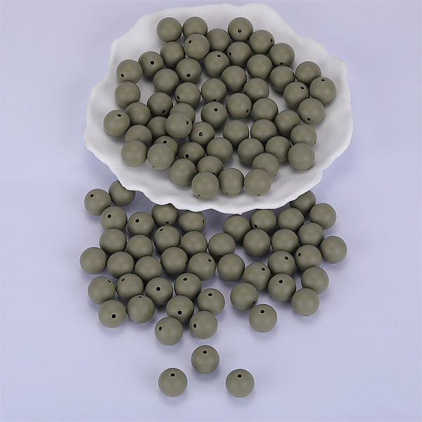 PandaHall Round Silicone Focal Beads, Chewing Beads For Teethers, DIY Nursing Necklaces Making, Light Green, 15mm, Hole: 2mm Silicone Round
PandaHall Round Silicone Focal Beads, Chewing Beads For Teethers, DIY Nursing Necklaces Making, Light Green, 15mm, Hole: 2mm Silicone Round