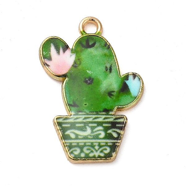 PandaHall Alloy Enamel Pendants, Cactus Charm, Golden, Sea Green, 23.5x16x2mm, Hole: 1.8mm Alloy+Enamel Cactus
PandaHall Alloy Enamel Pendants, Cactus Charm, Golden, Sea Green, 23.5x16x2mm, Hole: 1.8mm Alloy+Enamel Cactus
