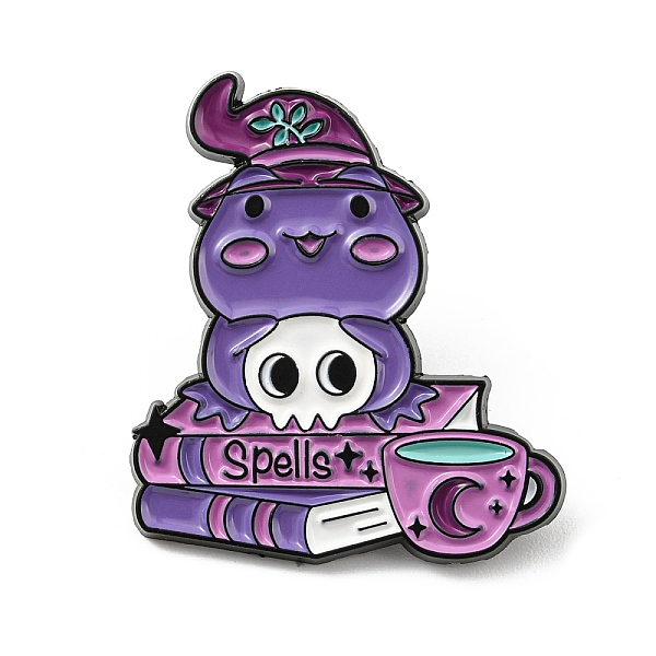 PandaHall Magic Frog & Book Enamel Pin, Brooch for Backpack Clothes, Skull, 30.5x26.5x1.6mm Alloy+Enamel Skull
PandaHall Magic Frog & Book Enamel Pin, Brooch for Backpack Clothes, Skull, 30.5x26.5x1.6mm Alloy+Enamel Skull