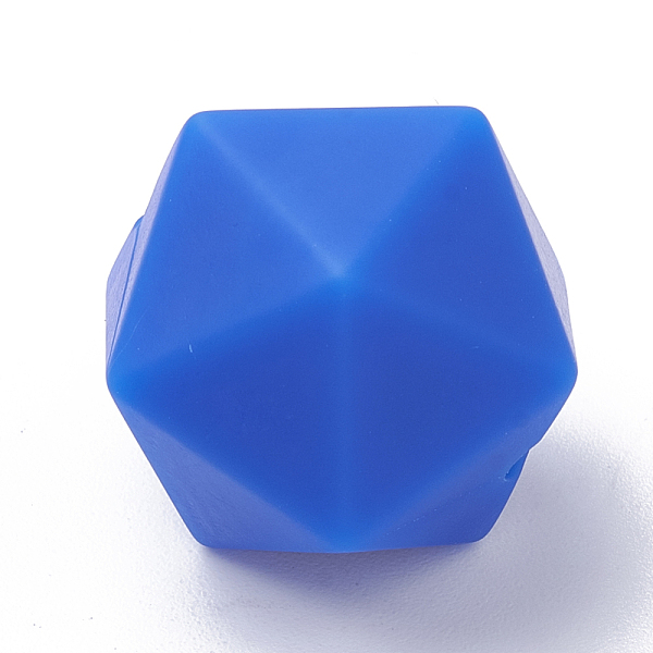 PandaHall Food Grade Eco-Friendly Silicone Focal Beads, Chewing Beads For Teethers, DIY Nursing Necklaces Making, Icosahedron, Medium Blue...
PandaHall Food Grade Eco-Friendly Silicone Focal Beads, Chewing Beads For Teethers, DIY Nursing Necklaces Making, Icosahedron, Medium Blue...