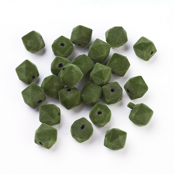 PandaHall Flocky Acrylic Beads, Faceted, Cube, Dark Olive Green, 12~13mm, Hole: 2mm Acrylic Cube Green
PandaHall Flocky Acrylic Beads, Faceted, Cube, Dark Olive Green, 12~13mm, Hole: 2mm Acrylic Cube Green