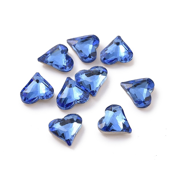 PandaHall Glass Rhinestone Cabochons, Pointed Back & Silver Back Plated, Heart, Sapphire, 8x8x3mm Glass Rhinestone Heart Blue
PandaHall Glass Rhinestone Cabochons, Pointed Back & Silver Back Plated, Heart, Sapphire, 8x8x3mm Glass Rhinestone Heart Blue