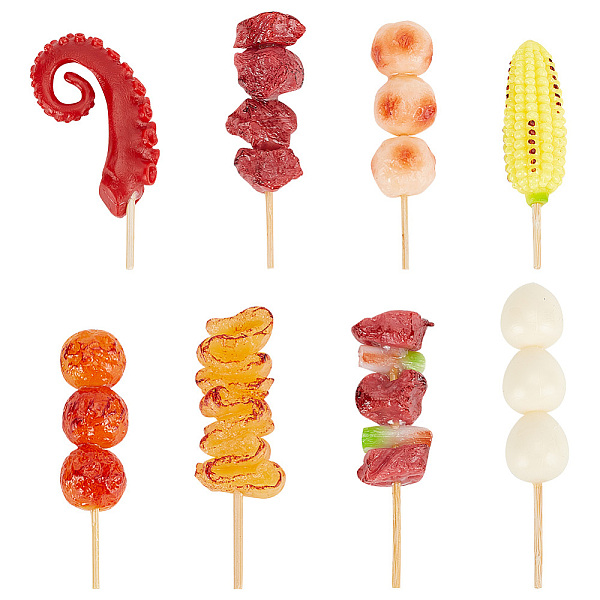 PandaHall DELORIGIN 8Pcs 8 Style Simulation Food Plastic Model, with Wood Stick, for Dollhouse Props Decoration Accessories, Mixed Color..., Multicolor
PandaHall DELORIGIN 8Pcs 8 Style Simulation Food Plastic Model, with Wood Stick, for Dollhouse Props Decoration Accessories, Mixed Color..., Multicolor