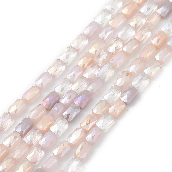 PandaHall Gradient Color Electroplate Glass Bead Strands, AB Color Plated, Faceted, Rectangle, Misty Rose, 6.6x4.4x3mm, Hole: 1mm, about...
PandaHall Gradient Color Electroplate Glass Bead Strands, AB Color Plated, Faceted, Rectangle, Misty Rose, 6.6x4.4x3mm, Hole: 1mm, about...