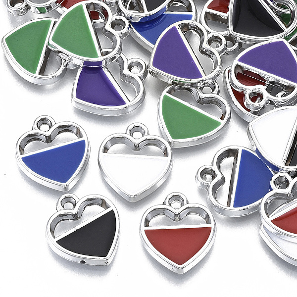PandaHall UV Plating Acrylic Pendants, with Enamel, Hollow, Heart, Mixed Color, Platinum, 16.5x14.5x3mm, Hole: 1.6mm Acrylic Heart..., Multicolor
PandaHall UV Plating Acrylic Pendants, with Enamel, Hollow, Heart, Mixed Color, Platinum, 16.5x14.5x3mm, Hole: 1.6mm Acrylic Heart..., Multicolor