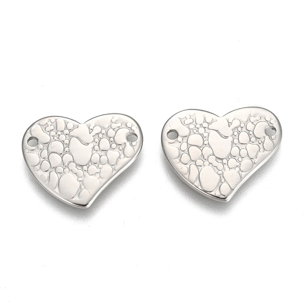 PandaHall 304 Stainless Steel Links Connectors, Heart, Stainless Steel Color, 17x20x1.5mm, Hole: 1.5mm 304 Stainless Steel Heart
PandaHall 304 Stainless Steel Links Connectors, Heart, Stainless Steel Color, 17x20x1.5mm, Hole: 1.5mm 304 Stainless Steel Heart