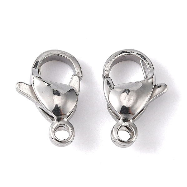 PandaHall 304 Stainless Steel Lobster Claw Clasps, Parrot Trigger Clasps, Stainless Steel Color, 13x8x4mm, Hole: 1.5mm 304 Stainless Steel...
PandaHall 304 Stainless Steel Lobster Claw Clasps, Parrot Trigger Clasps, Stainless Steel Color, 13x8x4mm, Hole: 1.5mm 304 Stainless Steel...