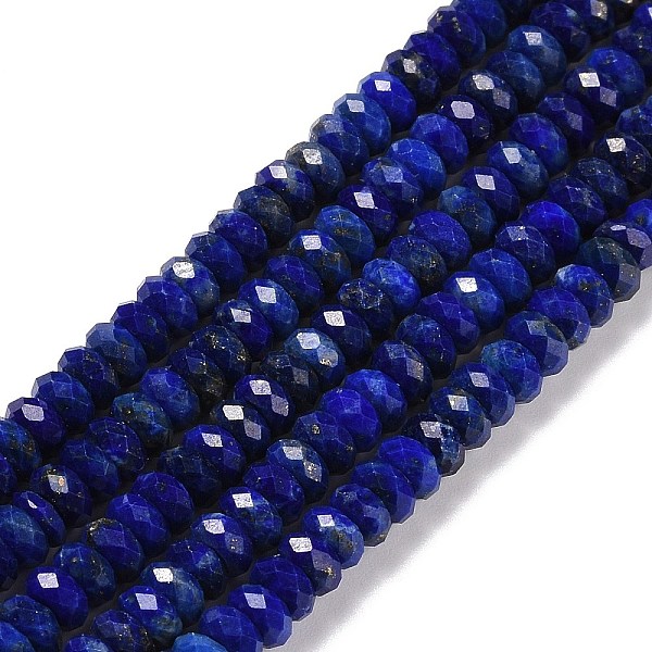 PandaHall Natural Lapis Lazuli Beads Strands, Faceted, Rondelle, 4x2mm, Hole: 0.7mm, about 157pcs/strand, 15.55 inch(39.5cm) Lapis Lazuli...
PandaHall Natural Lapis Lazuli Beads Strands, Faceted, Rondelle, 4x2mm, Hole: 0.7mm, about 157pcs/strand, 15.55 inch(39.5cm) Lapis Lazuli...