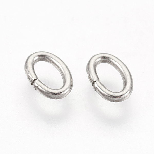 PandaHall 304 Stainless Steel Jump Rings Jewelry Findings, Closed but unsolder, Oval, Stainless Steel Color, 18 Gauge, 6x4x1mm, Hole: 2x4mm...
PandaHall 304 Stainless Steel Jump Rings Jewelry Findings, Closed but unsolder, Oval, Stainless Steel Color, 18 Gauge, 6x4x1mm, Hole: 2x4mm...