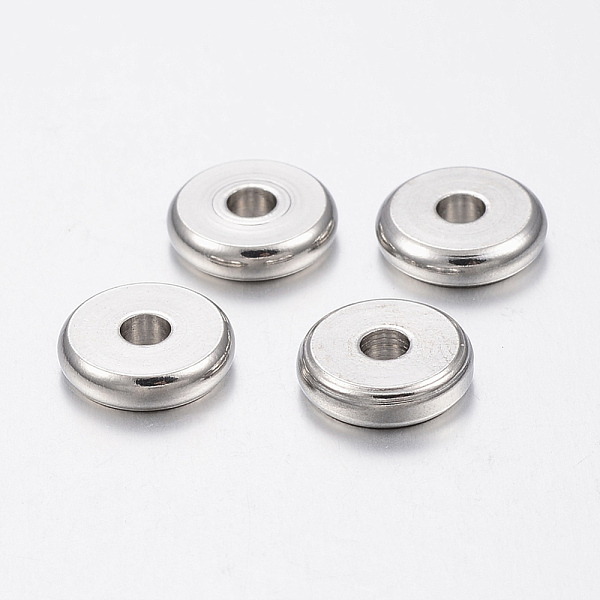 PandaHall 304 Stainless Steel Beads, Flat Round, Stainless Steel Color, 10x2.5mm, Hole: 3mm 304 Stainless Steel Flat Round
PandaHall 304 Stainless Steel Beads, Flat Round, Stainless Steel Color, 10x2.5mm, Hole: 3mm 304 Stainless Steel Flat Round