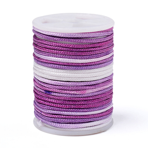 PandaHall Segment Dyed Polyester Thread, Braided Cord, Colorful, 1.5mm, about 5.46 yards(5m)/roll Polyester
PandaHall Segment Dyed Polyester Thread, Braided Cord, Colorful, 1.5mm, about 5.46 yards(5m)/roll Polyester