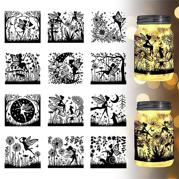 PandaHall PVC Silhouette Paper, for Lighting Decoration, Paper Cut Light Box, Rectangle, Angel & Fairy, 90x100mm, 12pcs/set PVC Angel &...
PandaHall PVC Silhouette Paper, for Lighting Decoration, Paper Cut Light Box, Rectangle, Angel & Fairy, 90x100mm, 12pcs/set PVC Angel &...