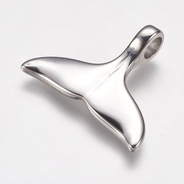 PandaHall 304 Stainless Steel Pendants, Whale Tail Shape, Stainless Steel Color, 30x25x8mm, Hole: 5mm 304 Stainless Steel Fish
PandaHall 304 Stainless Steel Pendants, Whale Tail Shape, Stainless Steel Color, 30x25x8mm, Hole: 5mm 304 Stainless Steel Fish