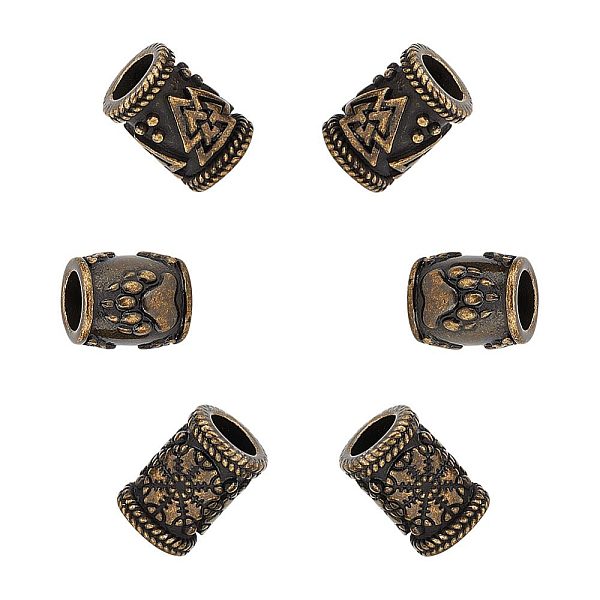PandaHall UNICRAFTALE 6Pcs 3 Styles Stainless Steel European Beads Large Hole Beads Spacer Beads Column Beads with Bear Paw Print Helm of...
PandaHall UNICRAFTALE 6Pcs 3 Styles Stainless Steel European Beads Large Hole Beads Spacer Beads Column Beads with Bear Paw Print Helm of...