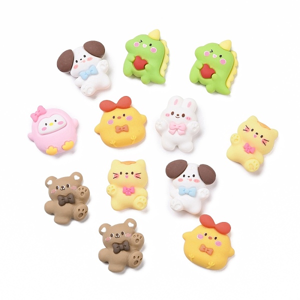 PandaHall Opaque Resin Decoden Cabochons, Mixed Animal Shapes, Mixed Color, 21~24x17~23x7~8mm Resin Other Animal Multicolor
PandaHall Opaque Resin Decoden Cabochons, Mixed Animal Shapes, Mixed Color, 21~24x17~23x7~8mm Resin Other Animal Multicolor