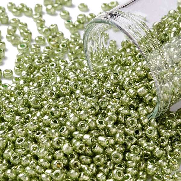 PandaHall 12/0 Glass Seed Beads, Metallic Colours Style, Round, Dark Khaki, 12/0, 2mm, Hole: 1mm, about 30000pcs/pound Glass
PandaHall 12/0 Glass Seed Beads, Metallic Colours Style, Round, Dark Khaki, 12/0, 2mm, Hole: 1mm, about 30000pcs/pound Glass
