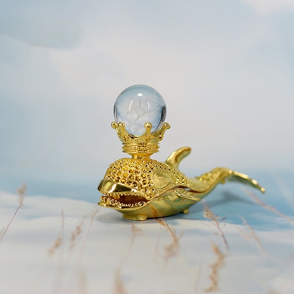 PandaHall Whale Mini Alloy Crystal Ball Display Bases, Crystal Sphere Display Stand, Golden, 110x50mm Alloy Whale
PandaHall Whale Mini Alloy Crystal Ball Display Bases, Crystal Sphere Display Stand, Golden, 110x50mm Alloy Whale