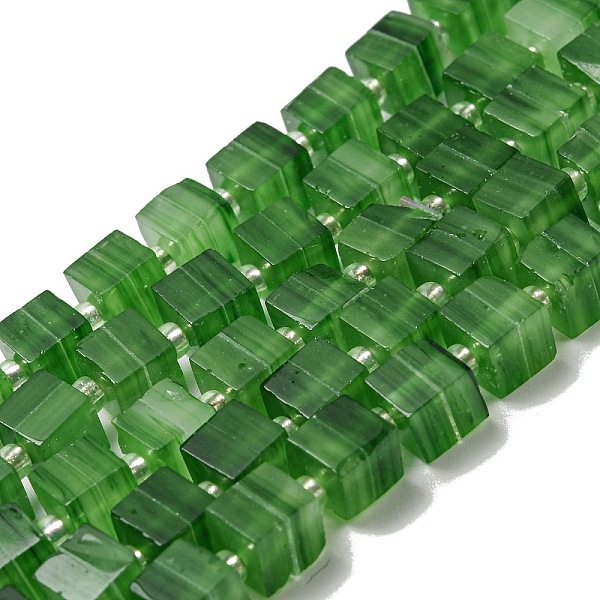 PandaHall Handwork Lampwork Beads, with Glass Spacer Beads, Square, Sea Green, 6x6x5~5.5mm, Hole: 0.9mm, about 54~55pcs/strand...
PandaHall Handwork Lampwork Beads, with Glass Spacer Beads, Square, Sea Green, 6x6x5~5.5mm, Hole: 0.9mm, about 54~55pcs/strand...