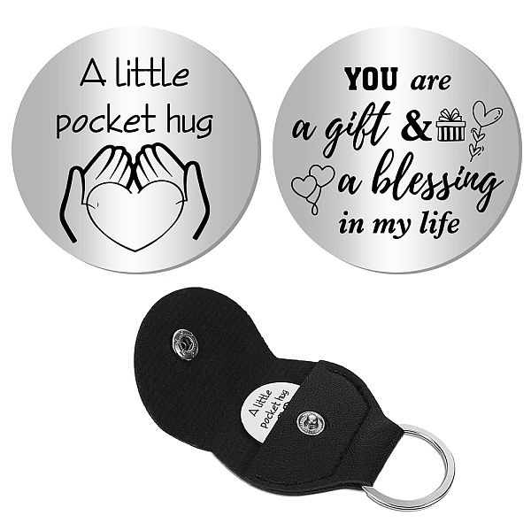 PandaHall CREATCABIN 201 Stainless Steel Commemorative Coins, Pocket Hug Coin, Inspirational Quote Coin, Decision Maker, Flat Round...
PandaHall CREATCABIN 201 Stainless Steel Commemorative Coins, Pocket Hug Coin, Inspirational Quote Coin, Decision Maker, Flat Round...