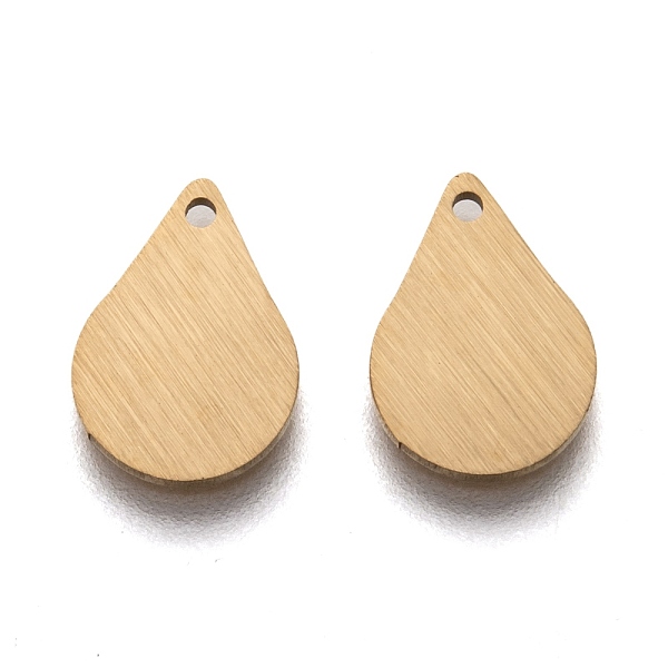 PandaHall Ion Plating(IP) 304 Stainless Steel Pendants, Stamping Blank Tag, Laser Cut, Double Side Drawbench Effect, Teardrop, Golden...
PandaHall Ion Plating(IP) 304 Stainless Steel Pendants, Stamping Blank Tag, Laser Cut, Double Side Drawbench Effect, Teardrop, Golden...