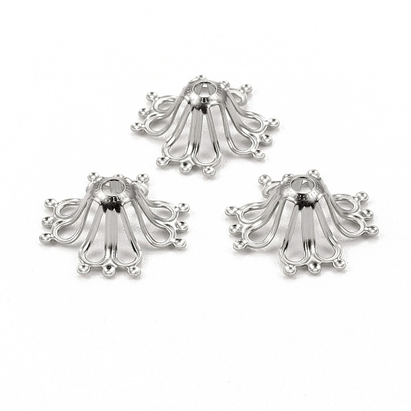 PandaHall 304 Stainless Steel Fancy Bead Caps, 4-Peter, Flower, Stainless Steel Color, 18x6mm, Hole: 2.3mm 304 Stainless Steel
PandaHall 304 Stainless Steel Fancy Bead Caps, 4-Peter, Flower, Stainless Steel Color, 18x6mm, Hole: 2.3mm 304 Stainless Steel