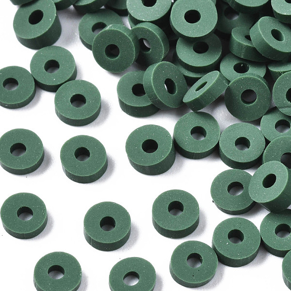 PandaHall Handmade Polymer Clay Beads, Disc/Flat Round, Heishi Beads, Sea Green, 4x1mm, Hole: 1mm, about 55000pcs/1000g Polymer Clay Disc
PandaHall Handmade Polymer Clay Beads, Disc/Flat Round, Heishi Beads, Sea Green, 4x1mm, Hole: 1mm, about 55000pcs/1000g Polymer Clay Disc