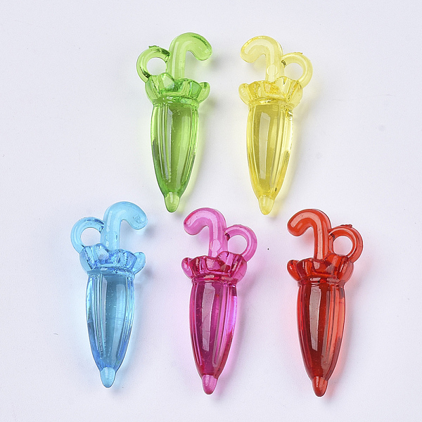PandaHall Transparent Acrylic Pendants, Dyed, Umbrella, Mixed Color, 31x12.5x8.5mm, Hole: 3mm, about 500pcs/500g Acrylic Umbrella Multicolor
PandaHall Transparent Acrylic Pendants, Dyed, Umbrella, Mixed Color, 31x12.5x8.5mm, Hole: 3mm, about 500pcs/500g Acrylic Umbrella Multicolor