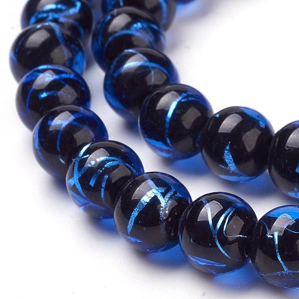 PandaHall Handmade Silver Foil Lampwork Beads Strands, Round, Royal Blue, 10mm, Hole: 2mm, 40pcs/strand, 14.57 inch Silver Foil Round Blue
PandaHall Handmade Silver Foil Lampwork Beads Strands, Round, Royal Blue, 10mm, Hole: 2mm, 40pcs/strand, 14.57 inch Silver Foil Round Blue