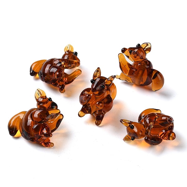 PandaHall Handmade Lampwork Beads Strands, Squirrel, 22~23.5x13x21.5~22.5mm, Hole: 1.5mm, about 30pcs/strand, 17.72''(45cm) Lampwork...
PandaHall Handmade Lampwork Beads Strands, Squirrel, 22~23.5x13x21.5~22.5mm, Hole: 1.5mm, about 30pcs/strand, 17.72''(45cm) Lampwork...