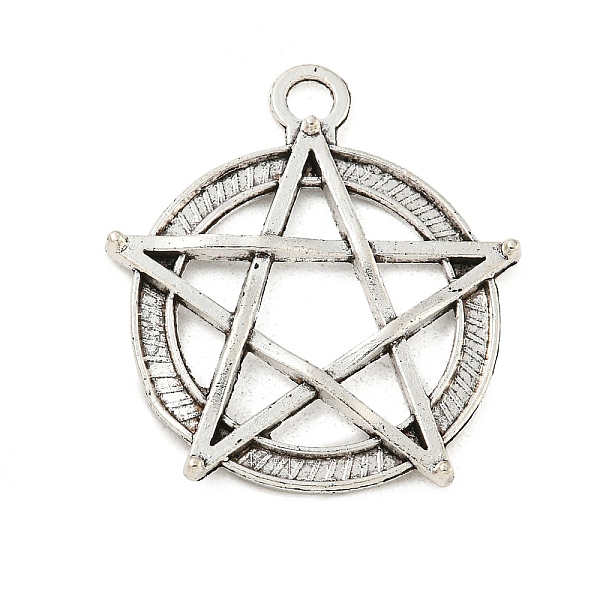 PandaHall Tibetan Style Zinc Alloy Pentagram Pendants, for Jewish, Star Charm, Lead Free & Cadmium Free, Antique Silver, 30.5x27x2.5mm, Hole...
PandaHall Tibetan Style Zinc Alloy Pentagram Pendants, for Jewish, Star Charm, Lead Free & Cadmium Free, Antique Silver, 30.5x27x2.5mm, Hole...